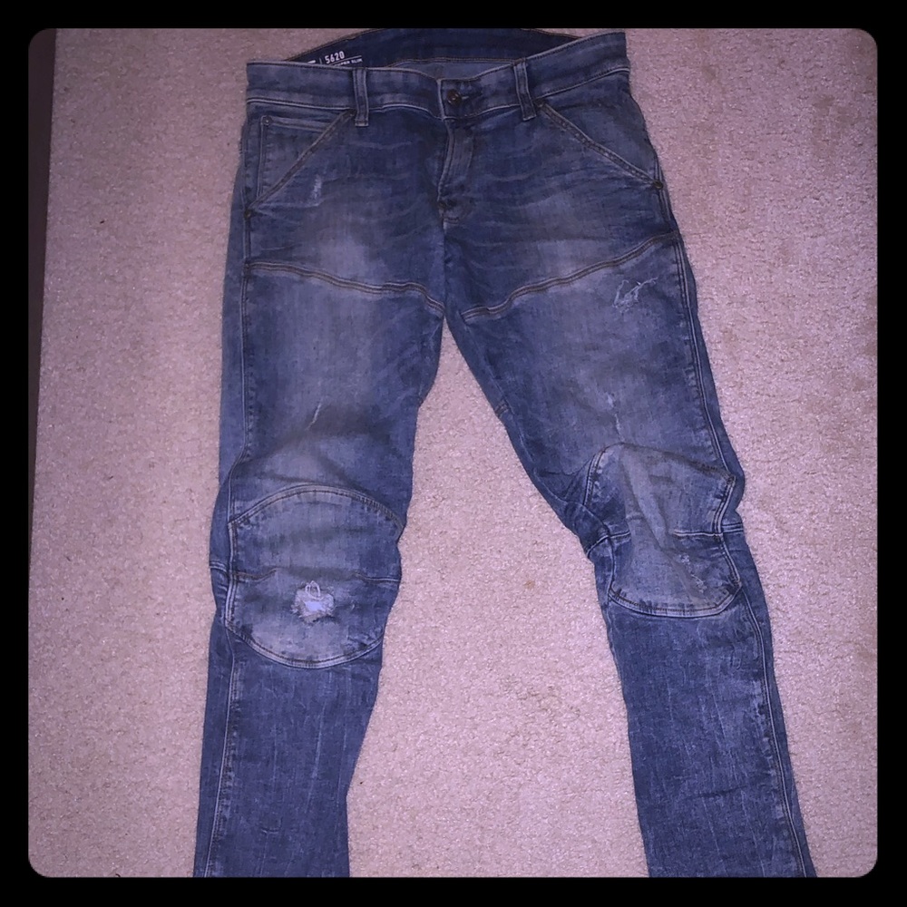 G Star Raw 3D Skinny Jeans